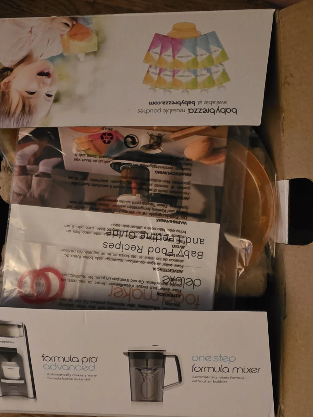 babybrezza One Step Food Maker Deluxe - White and Gray
